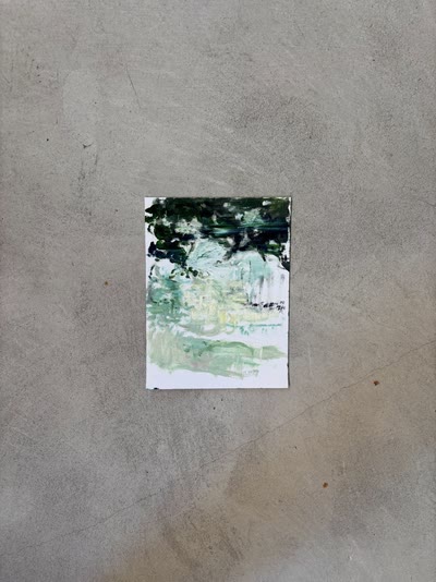 Öl auf Papier, DIN A5